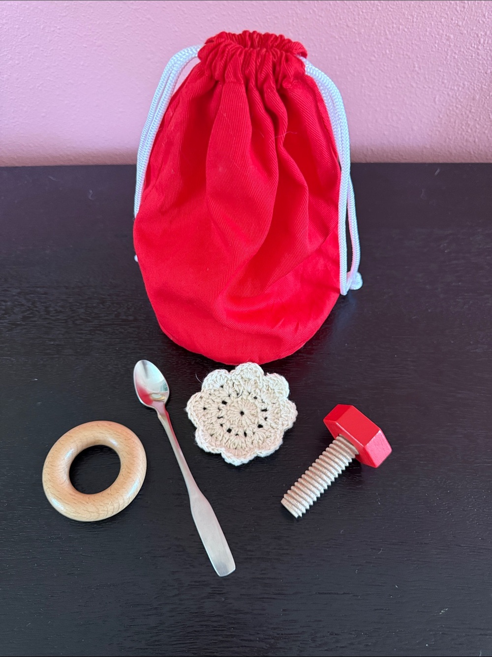 MontiKids Sensory Bag with sensory objects